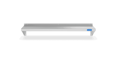 Nordstar Stainless Steel Wall Shelf 1000mm Wide | NSWS1000 Stainless Steel Wall Shelves Nordstar