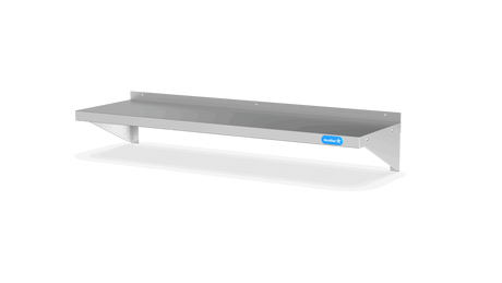 Nordstar Stainless Steel Wall Shelf 1000mm Wide | NSWS1000 Stainless Steel Wall Shelves Nordstar