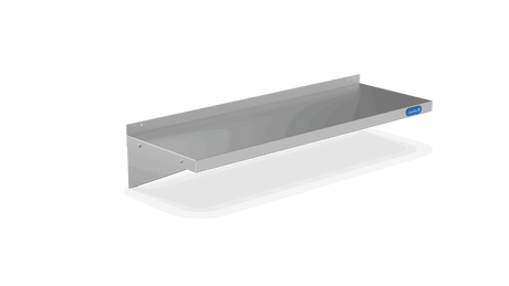 Nordstar Stainless Steel Wall Shelf 900mm Wide | NSWS900 Stainless Steel Wall Shelves Nordstar
