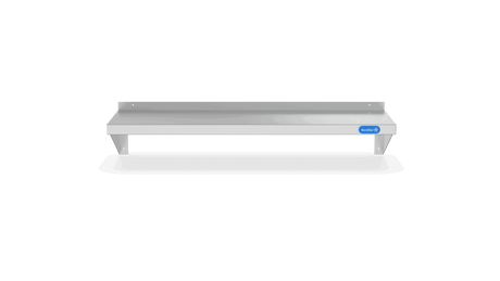 Nordstar Stainless Steel Wall Shelf 900mm Wide | NSWS900 Stainless Steel Wall Shelves Nordstar
