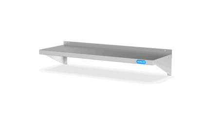 Nordstar Stainless Steel Wall Shelf 900mm Wide | NSWS900 Stainless Steel Wall Shelves Nordstar
