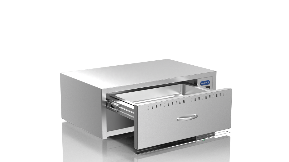 Nordstar Food Warming Drawer - Commercial Hot Holding 1 Drawer Unit Dry Heat | NSWD1 Food Warming Drawers Nordstar
