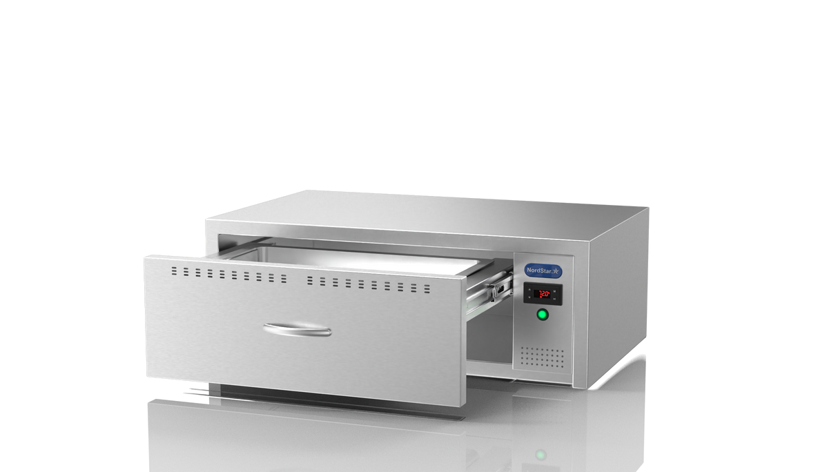 Nordstar Food Warming Drawer - Commercial Hot Holding 1 Drawer Unit Dry Heat | NSWD1 Food Warming Drawers Nordstar