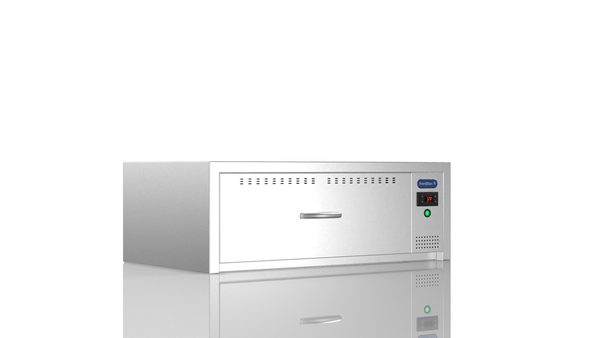 Nordstar Food Warming Drawer - Commercial Hot Holding 1 Drawer Unit Dry Heat | NSWD1 Food Warming Drawers Nordstar