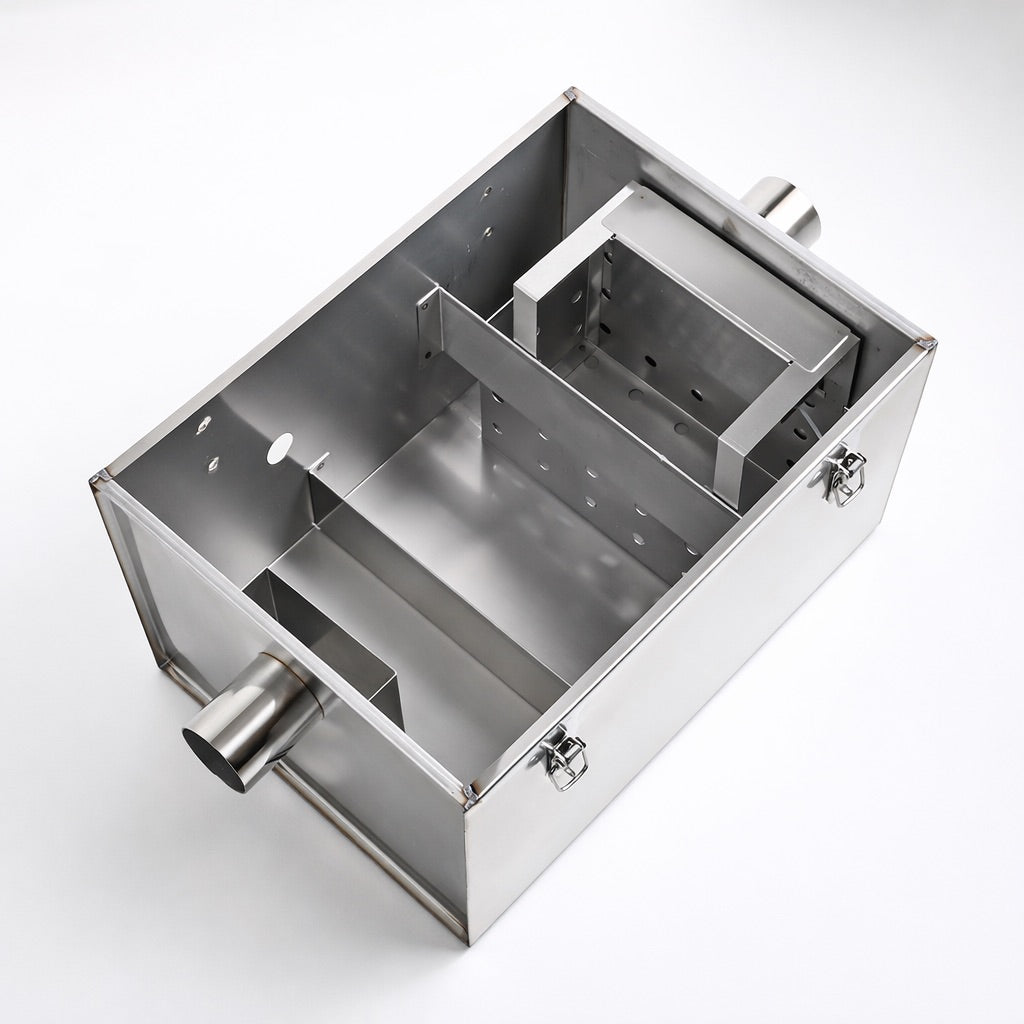 Stainless Steel Grease Trap – 37 Litre Commercial Grease Separator & Interceptor | 37KGB-SS Grease Traps / Interceptors - Stainless Steel Empire