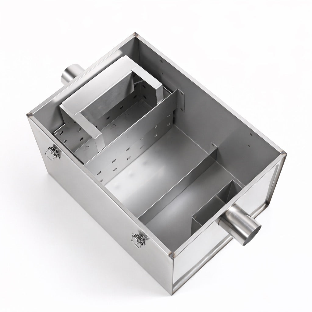 Stainless Steel Grease Trap – 135 Litre Commercial Grease Separator & Interceptor | 135KGB-SS Grease Traps / Interceptors - Stainless Steel Empire
