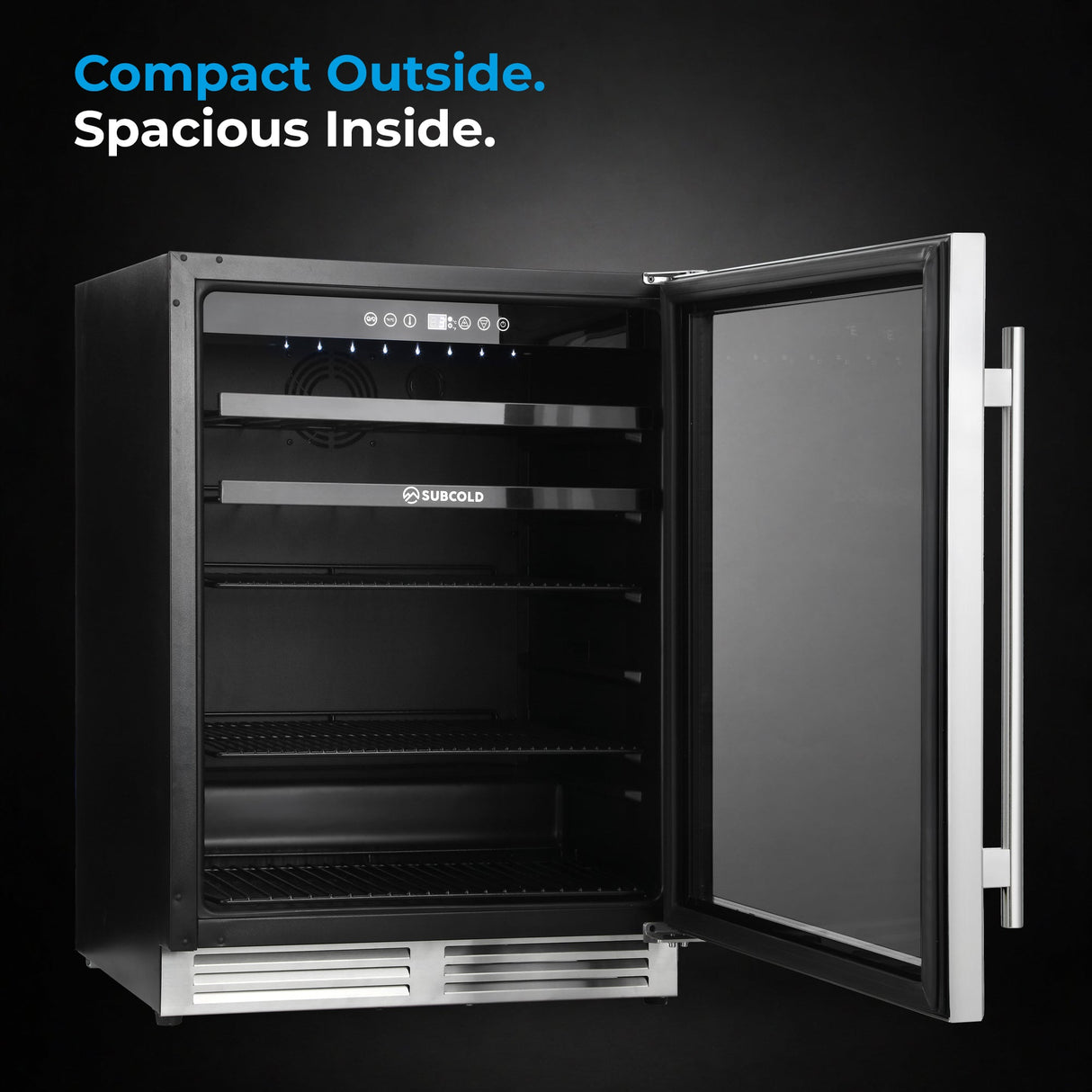 Subcold Integra60 Integrated 2 in 1 Drinks & Wine Cooler Drinks Display Fridge