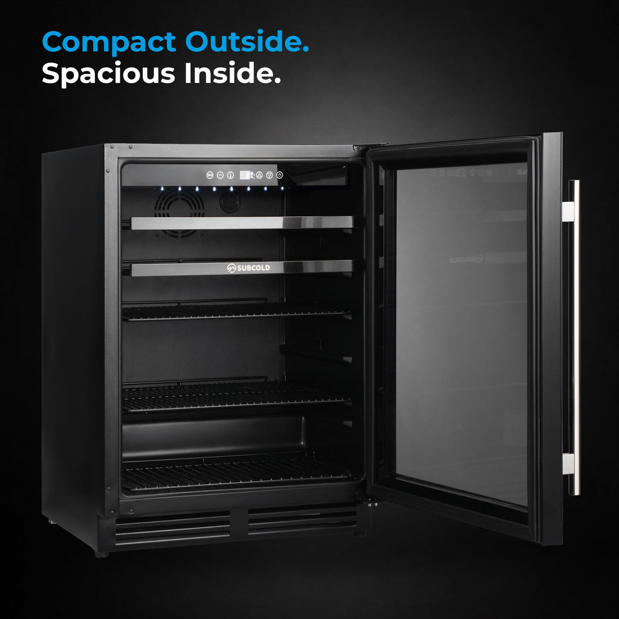Subcold Integra60 Integrated 2 in 1 Drinks & Wine Cooler Drinks Display Fridge
