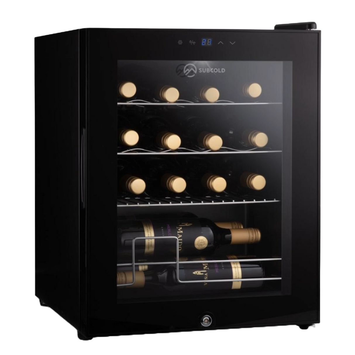 Subcold Viva16 LED Wine Cooler Countertop Drinks Display Fridge 16 Bottle Capacity