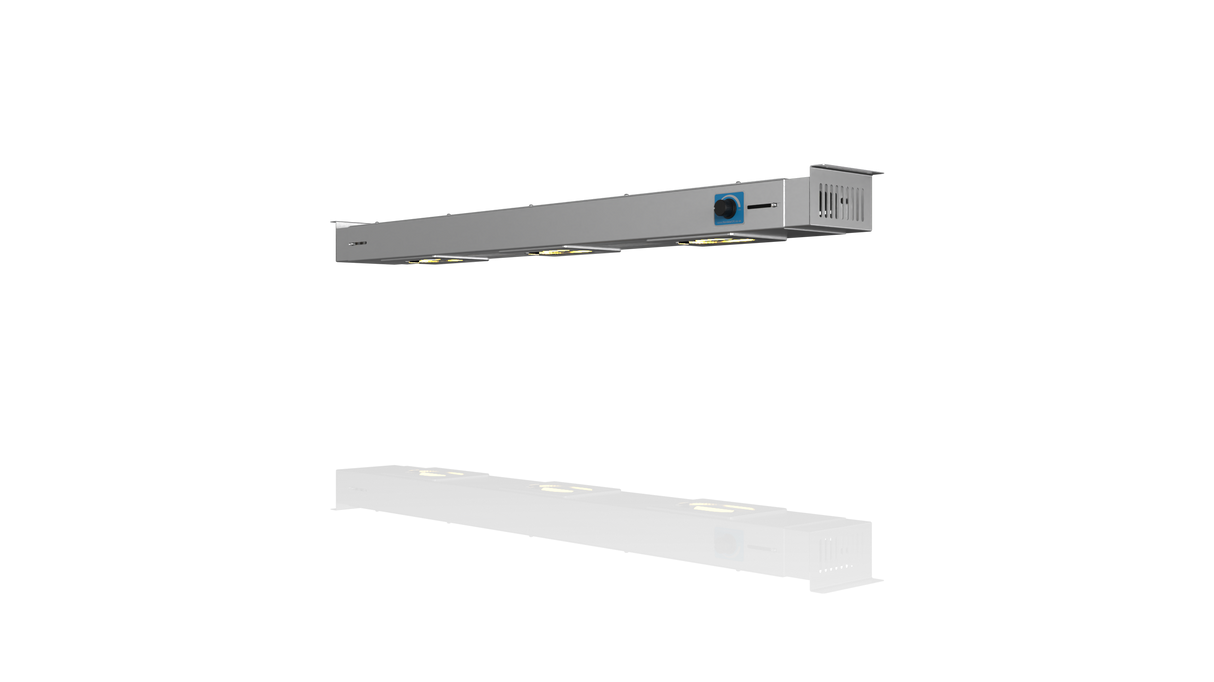 Nordstar Heated Gantry Strip Light Retro Fit 1000 - 1100mm | NSGL1000-1100 Heated Gantry Chef's Rack Nordstar