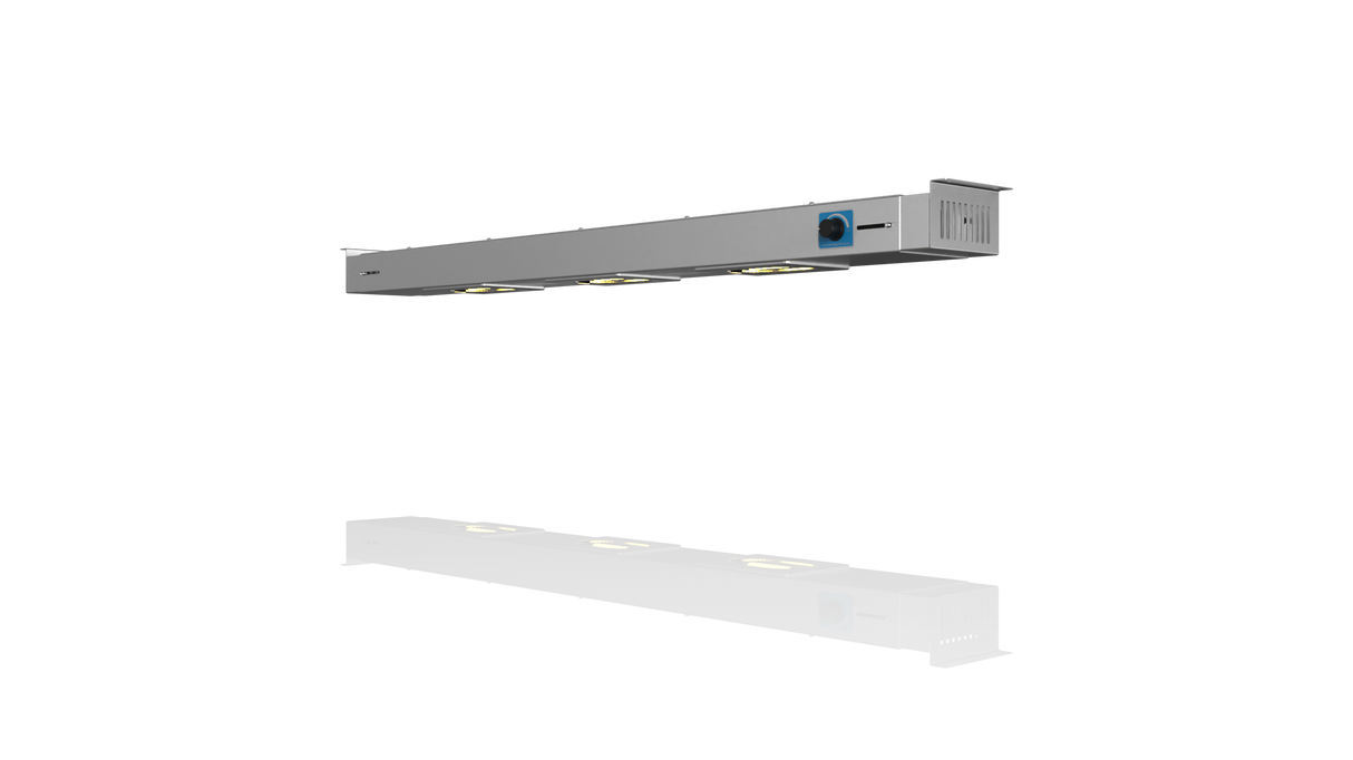Nordstar Heated Gantry Strip Light Retro Fit 1100 - 1200mm | NSGL1100-1200 Heated Gantry Chef's Rack Nordstar
