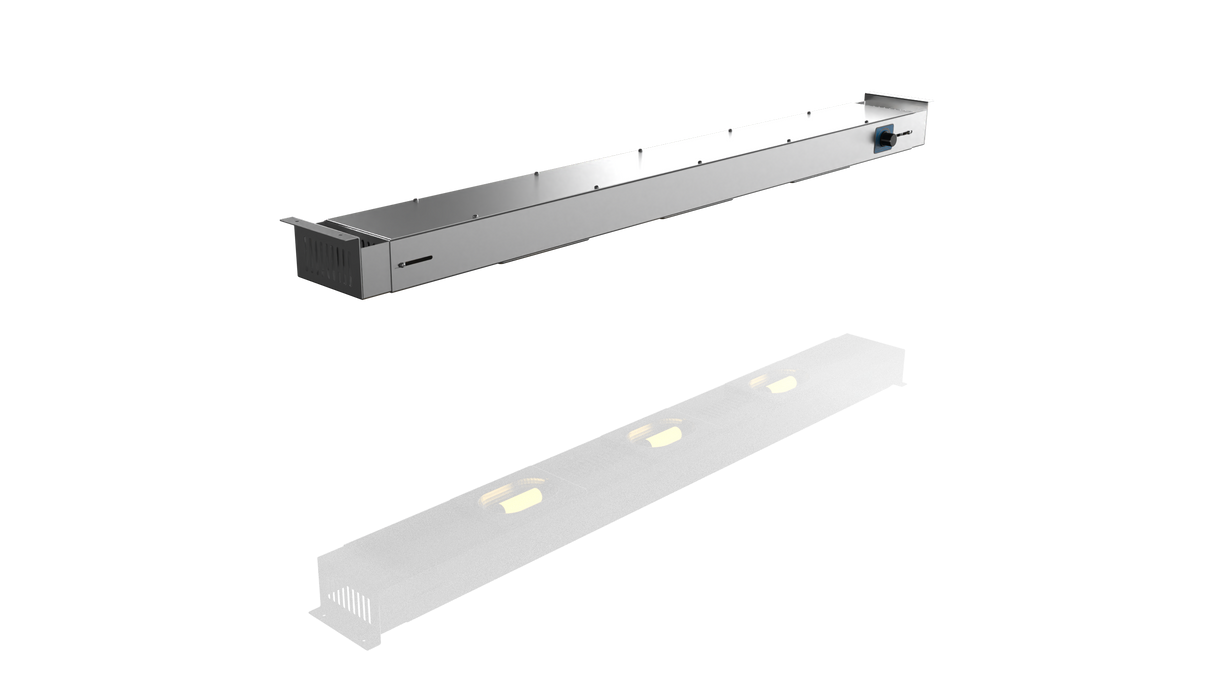 Nordstar Heated Gantry Strip Light Retro Fit 1100 - 1200mm | NSGL1100-1200 Heated Gantry Chef's Rack Nordstar