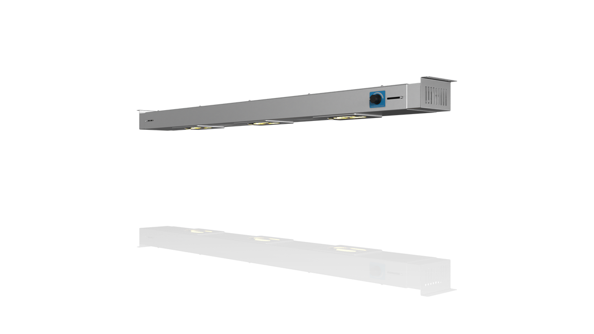 Nordstar Heated Gantry Strip Light Retro Fit 1200 - 1300mm | NSGL1200-1300 Heated Gantry Chef's Rack Nordstar
