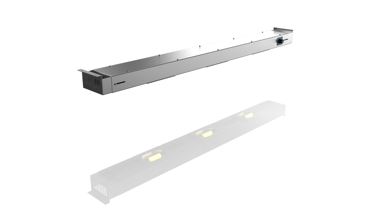 Nordstar Heated Gantry Strip Light Retro Fit 1200 - 1300mm | NSGL1200-1300 Heated Gantry Chef's Rack Nordstar