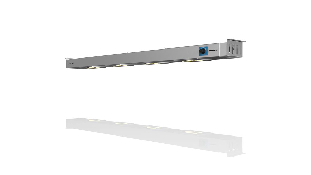 Nordstar Heated Gantry Strip Light Retro Fit 1300 - 1400mm | NSGL1300-1400 Heated Gantry Chef's Rack Nordstar