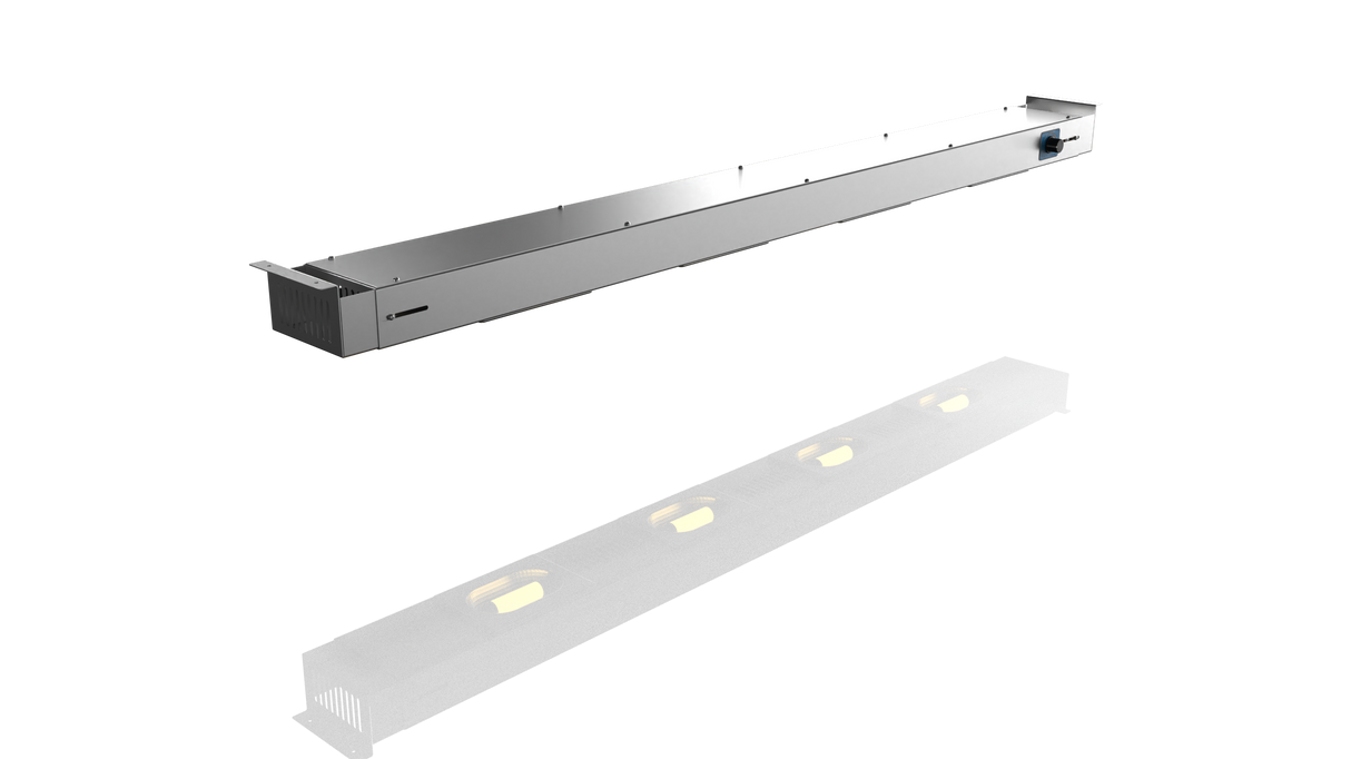 Nordstar Heated Gantry Strip Light Retro Fit 1300 - 1400mm | NSGL1300-1400 Heated Gantry Chef's Rack Nordstar