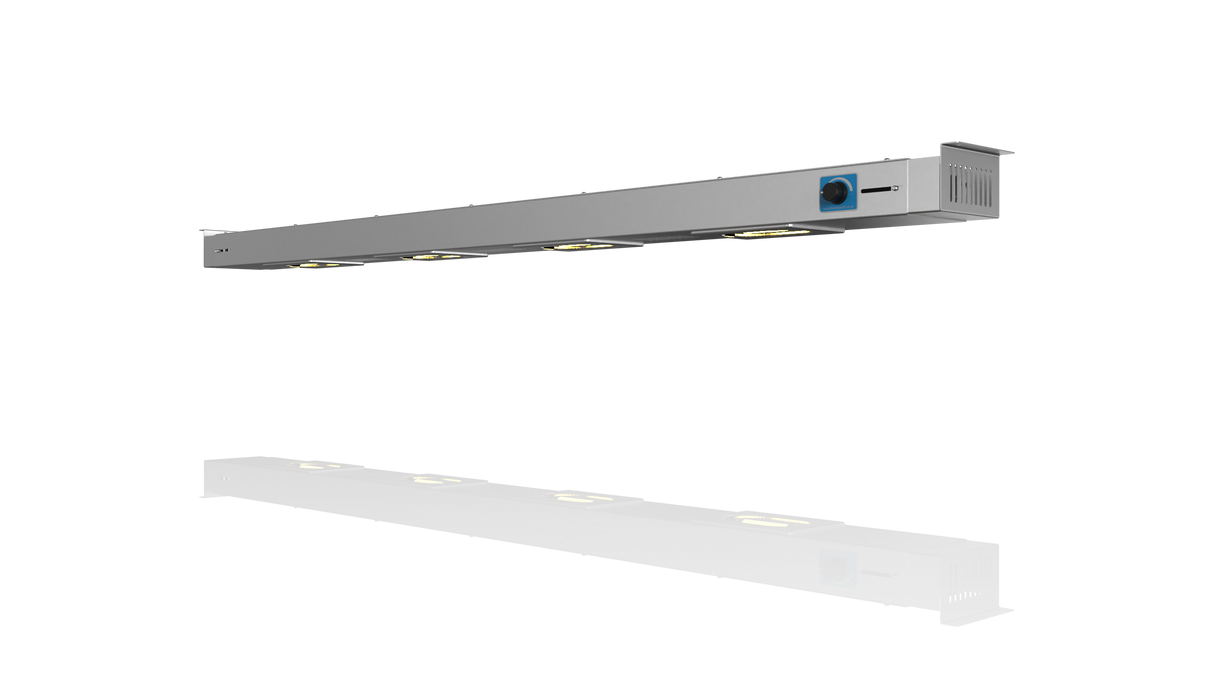 Nordstar Heated Gantry Strip Light Retro Fit 1500 - 1600mm | NSGL1500-1600 Heated Gantry Chef's Rack Nordstar