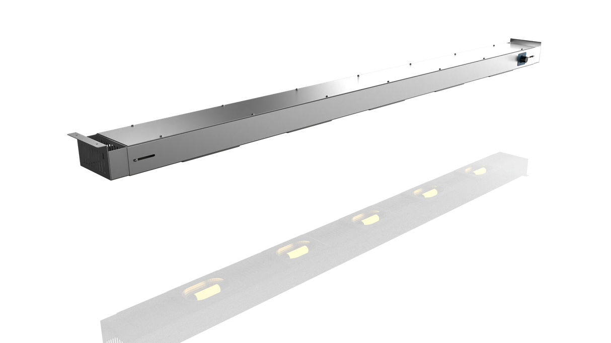 Nordstar Heated Gantry Strip Light Retro Fit 1600 - 1700mm | NSGL1600-1700 Heated Gantry Chef's Rack Nordstar