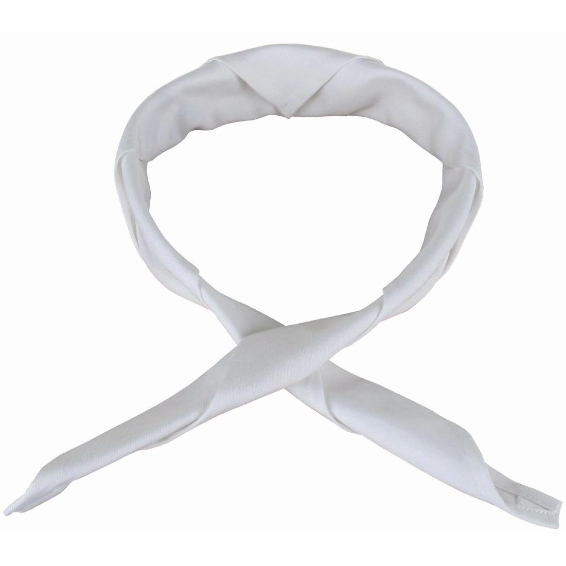 Whites Neckerchief White - A010 Neckerchiefs Whites Chefs Clothing