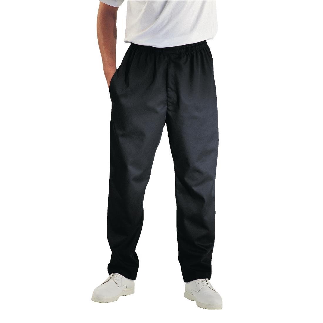 Chef Works Essential Baggy Trousers Black XS - A029-XS Chef Works Chef Trousers Chef Works