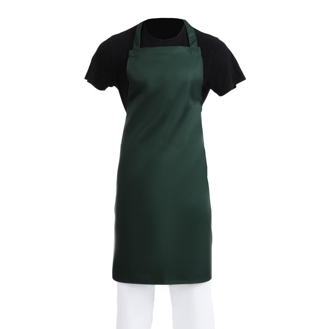 Whites Bib Apron Bottle Green - A540 Aprons Whites Chefs Clothing