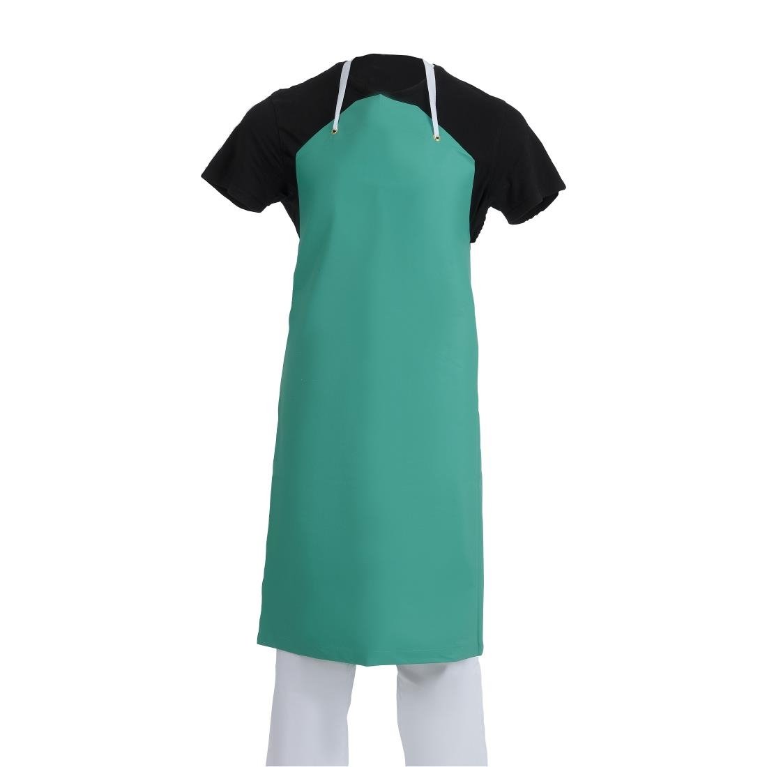 Whites Heavy Duty Waterproof Apron Green - A590 Whites Chefs Clothing