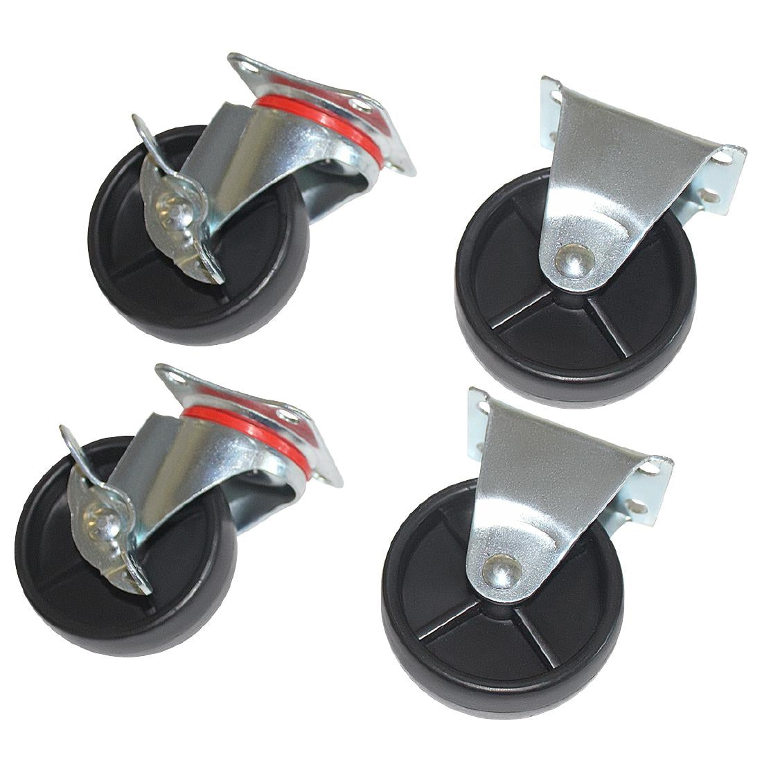 Polar Standard & Braked Castors (set 4) - AM400 Polar