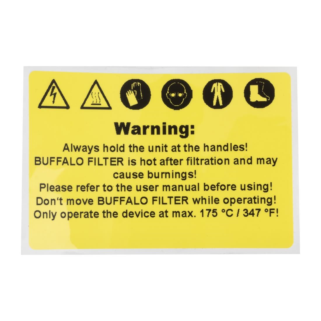 Buffalo Warning Label - AP476 Buffalo