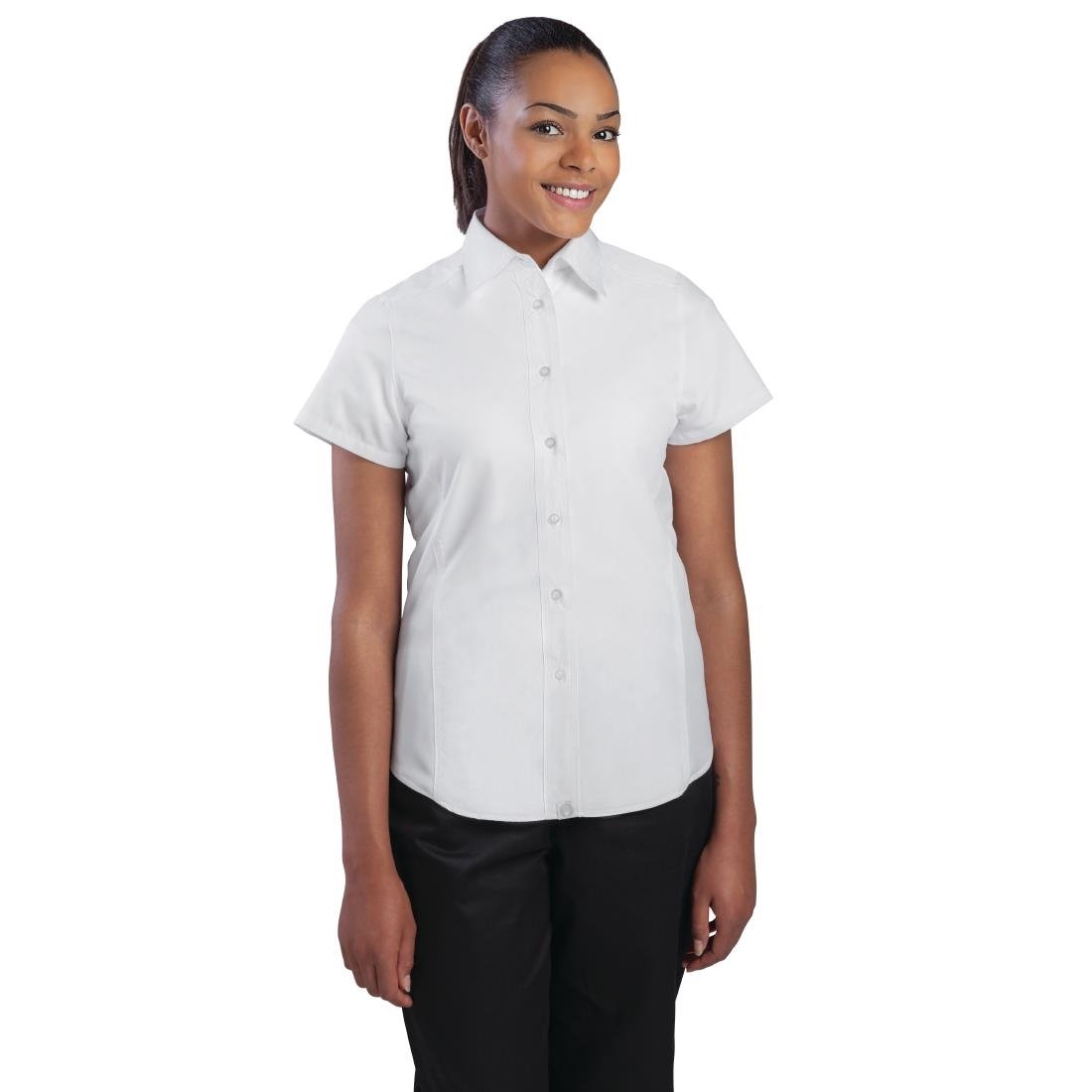 Chef Works Womens Cool Vent Chefs Shirt White S - B180-S Chef Shirts Chef Works