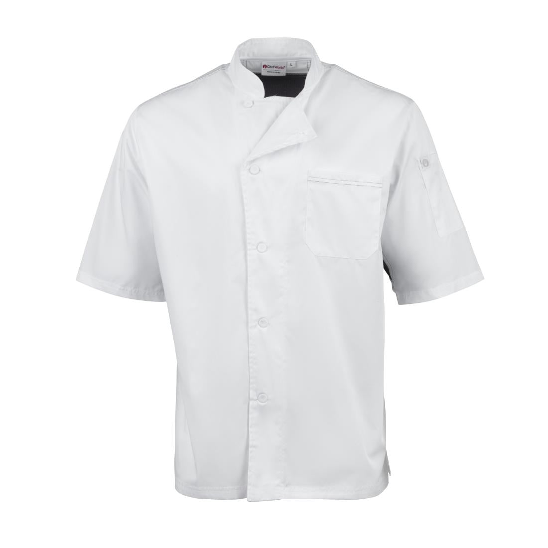Chef Works Valais Signature Series Unisex Chefs Jacket White L - B205-L Chef Works Chefs Jackets Chef Works