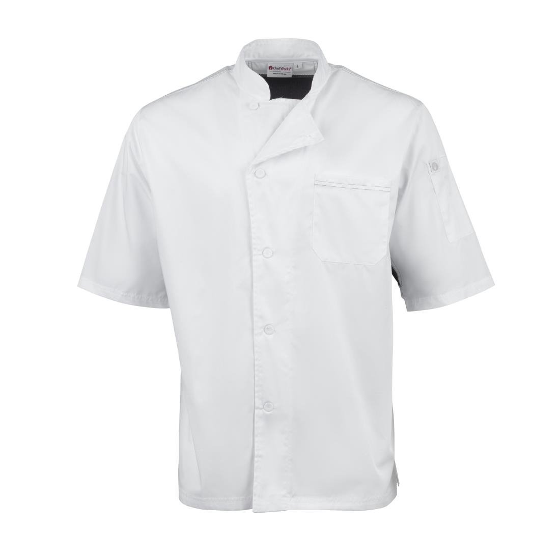 Chef Works Valais Signature Series Unisex Chefs Jacket White S - B205-S Chef Works Chefs Jackets Chef Works