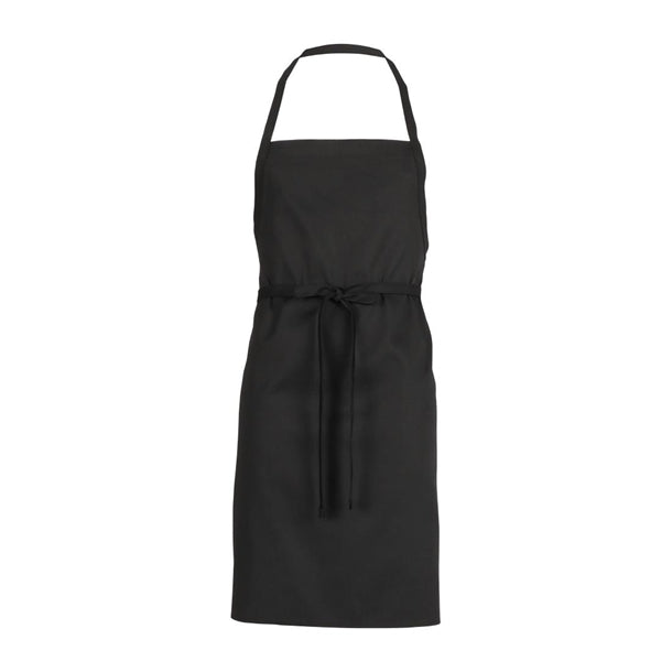 Chef Works Recycled Bib Apron Black - BA041 Aprons Chef Works
