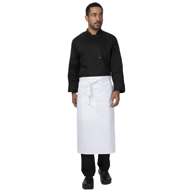 Chef Works Recycled Bistro Apron White - BA042 Chef Works