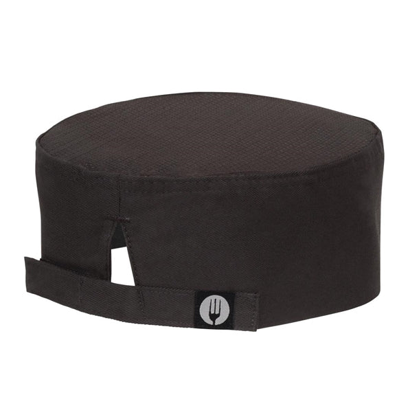 Chef Works Recycled Cool Vent Beanie Black - BA045 Chef Beanies & Skull Caps Chef Works