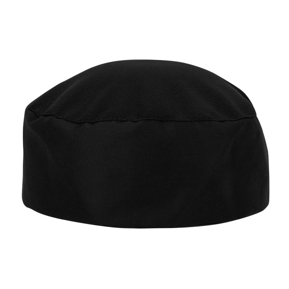 Southside Breathable Skull Cap Black Mesh Top - One Size - BA123 Chef Beanies & Skull Caps Southside