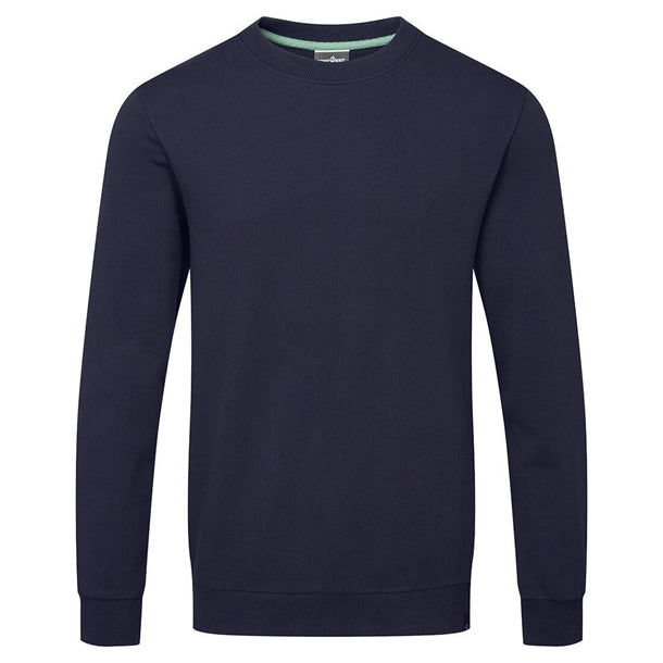 Portwest Navy Organic Cotton Recyclable Sweatshirt Size L - BA181-L Portwest