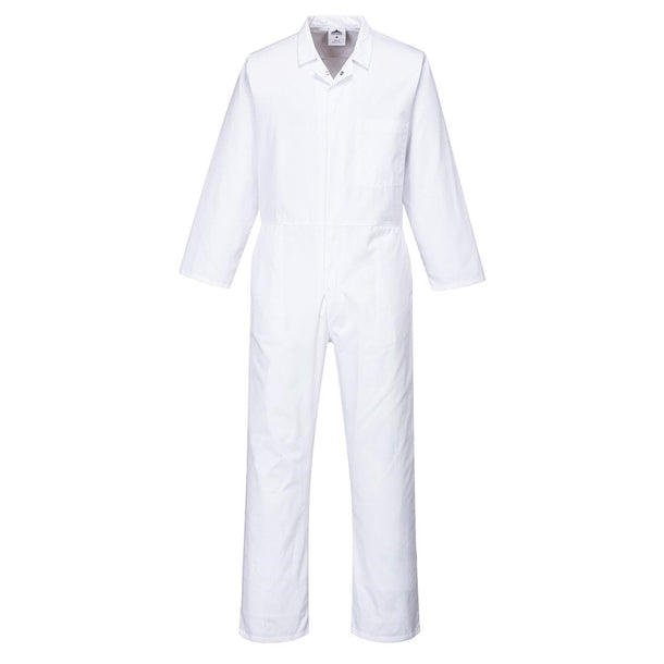 Portwest White Food Coverall Size L - BA184-L Portwest