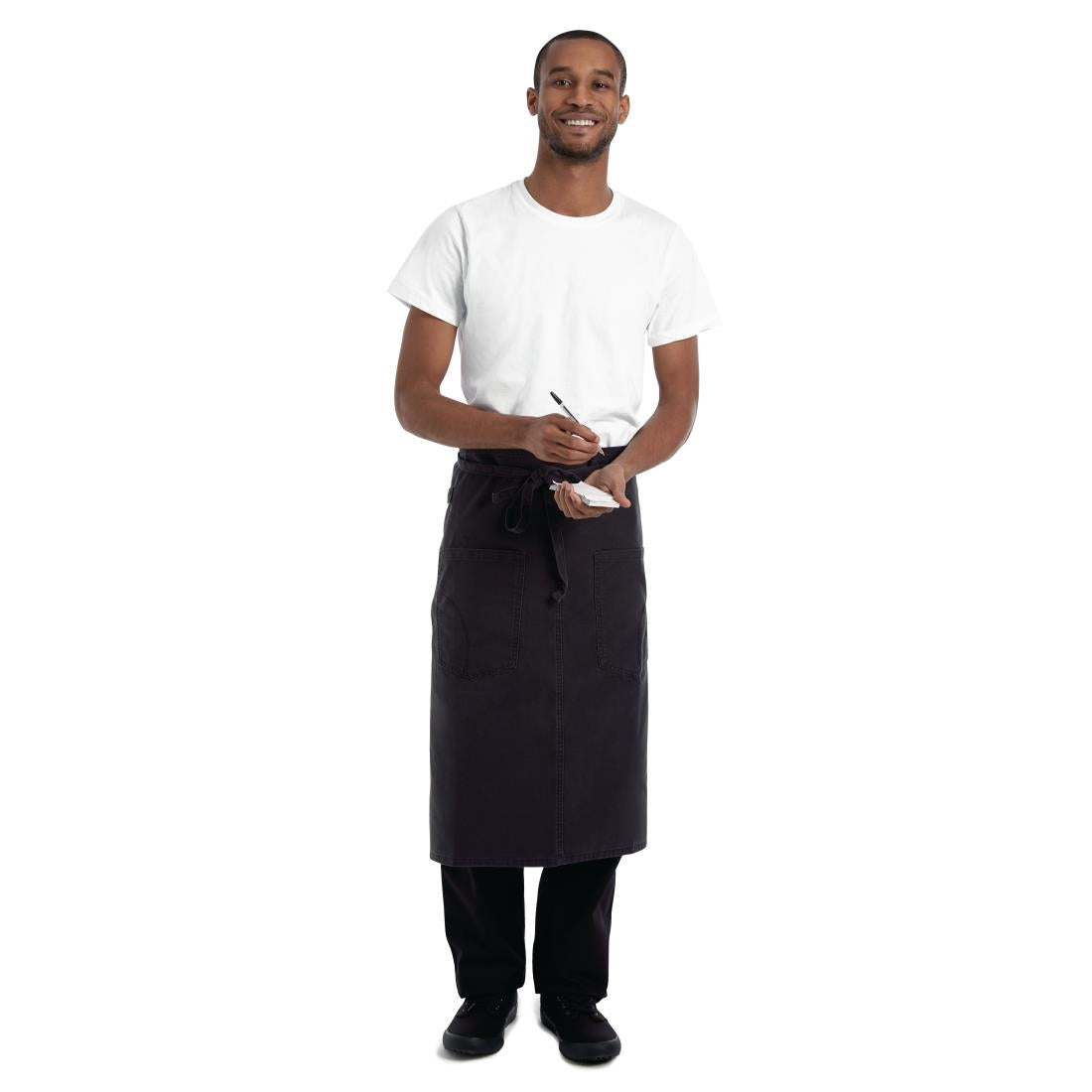Chef Works Urban Rockford Canvas Bistro Apron Steel Grey - BB044 Aprons Chef Works Urban