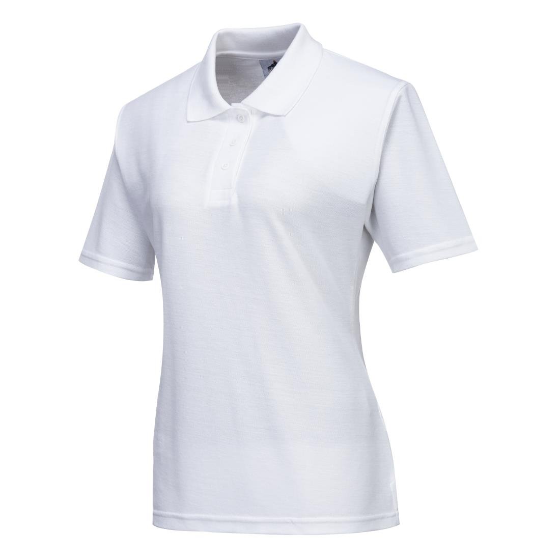 Ladies Polo White XS - BB473-XS Polo Shirts Portwest