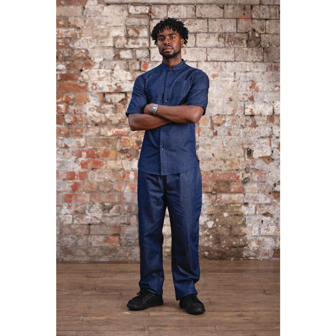 Southside NY Denim Chef Trousers S - BB619-S Southside Chef Trousers Southside