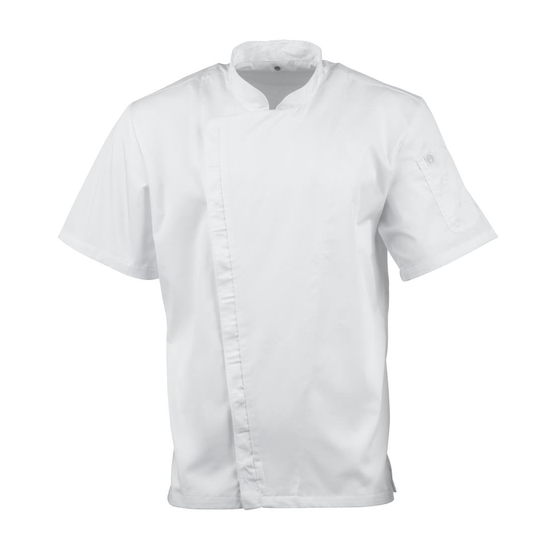 Chef Works Cannes Short Sleeve Chefs Jacket Size S - BB669-S Chef Works Chefs Jackets Chef Works