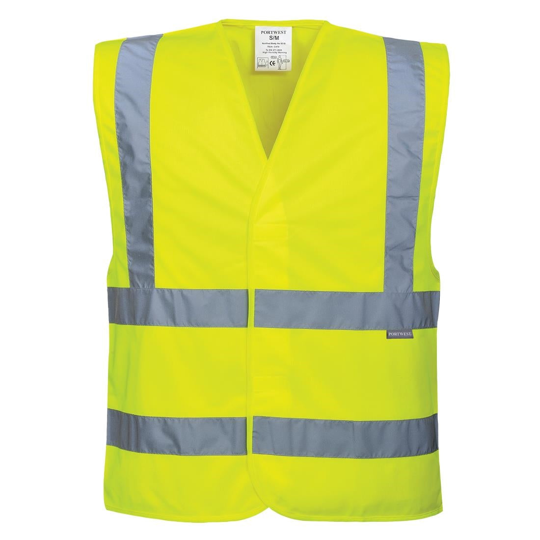 HiVis Two Band and Brace Vest Size L-XL - BB736-LXL Portwest
