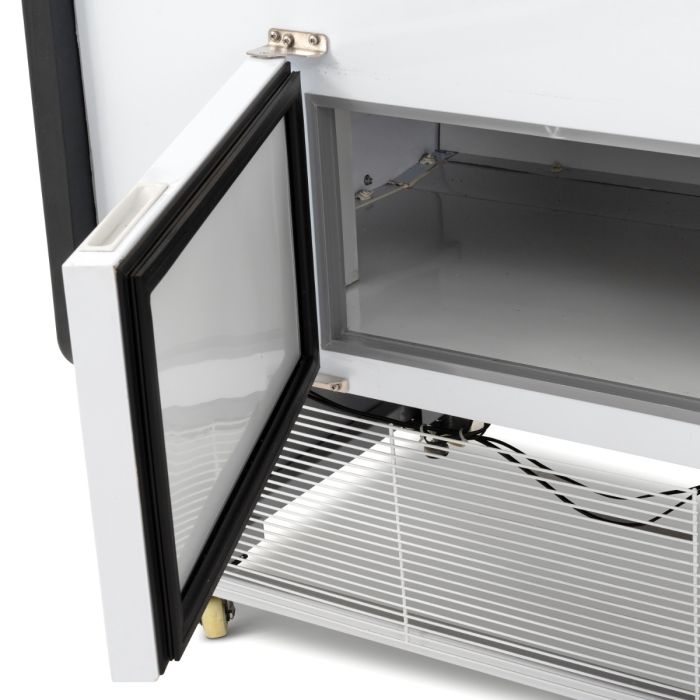 Blizzard Serve Over Counter 1 Door 1340mm Wide White Laminated - BFG130WH Standard Serve Over Counters Blizzard