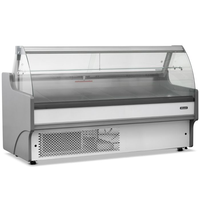 Blizzard 2.5m Curved Glass Serve Over Counter | BCG250WHV2 Standard Serve Over Counters Blizzard