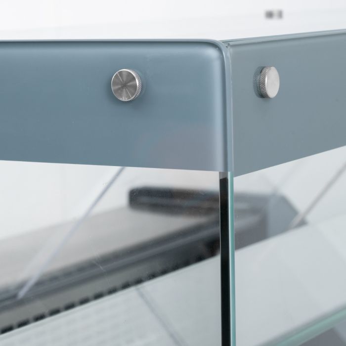 Blizzard Serve Over Counter 1 Door 1340mm Wide White Laminated - BFG130WH Standard Serve Over Counters Blizzard