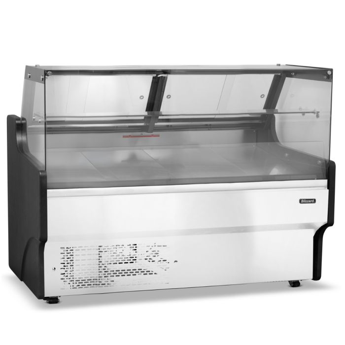 Blizzard 1.3m Flat Glass Serve Over Counter | BFG130WHV2 Standard Serve Over Counters Blizzard
