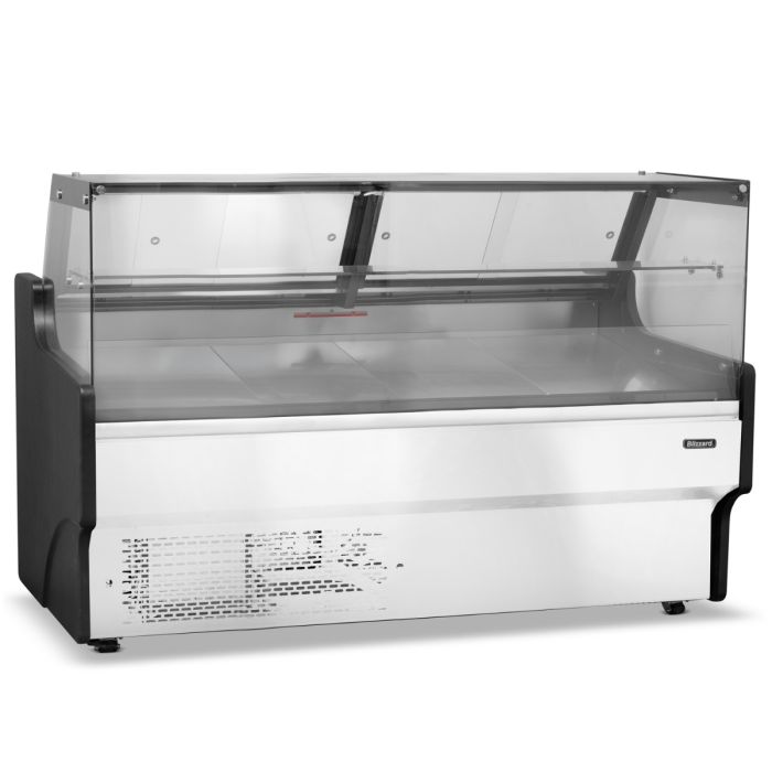 Blizzard 1.5m Flat Glass Serve Over Counter | BFG150WHV2 Standard Serve Over Counters Blizzard