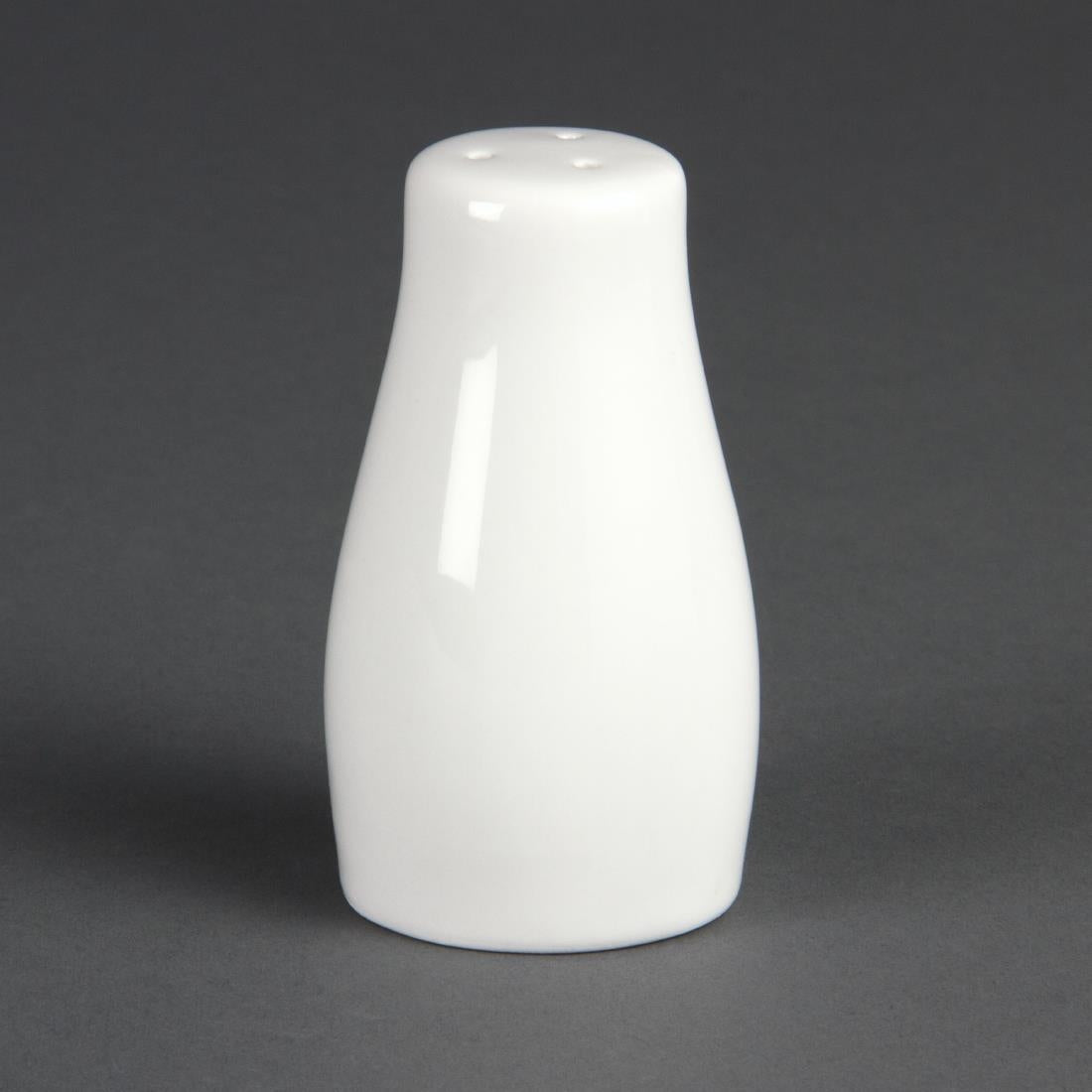 Olympia Whiteware Salt Shakers 90mm (Pack of 12) - C213 Olympia Crockery Olympia