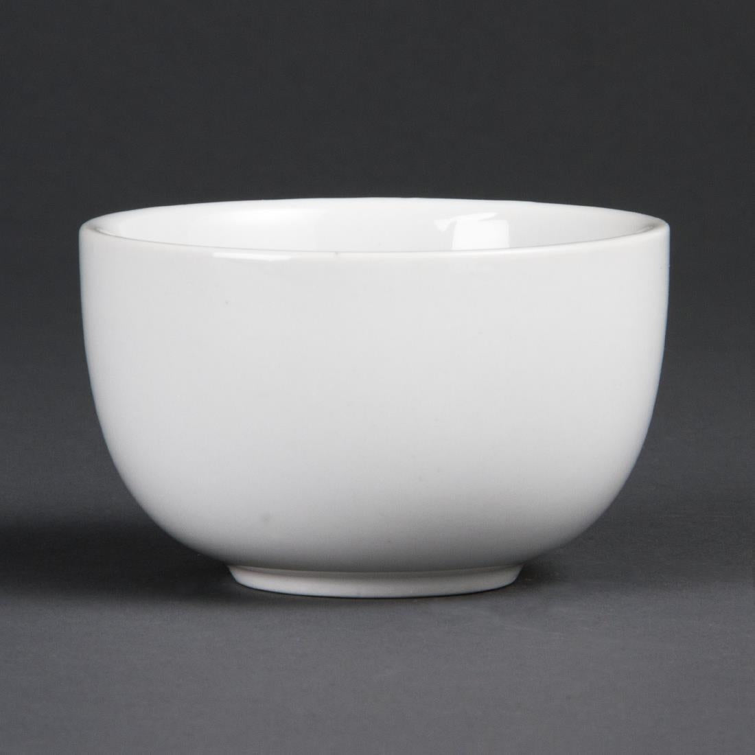 Olympia Whiteware Sugar Bowls 95mm 200ml (Pack of 12) - C250 Bowls Olympia