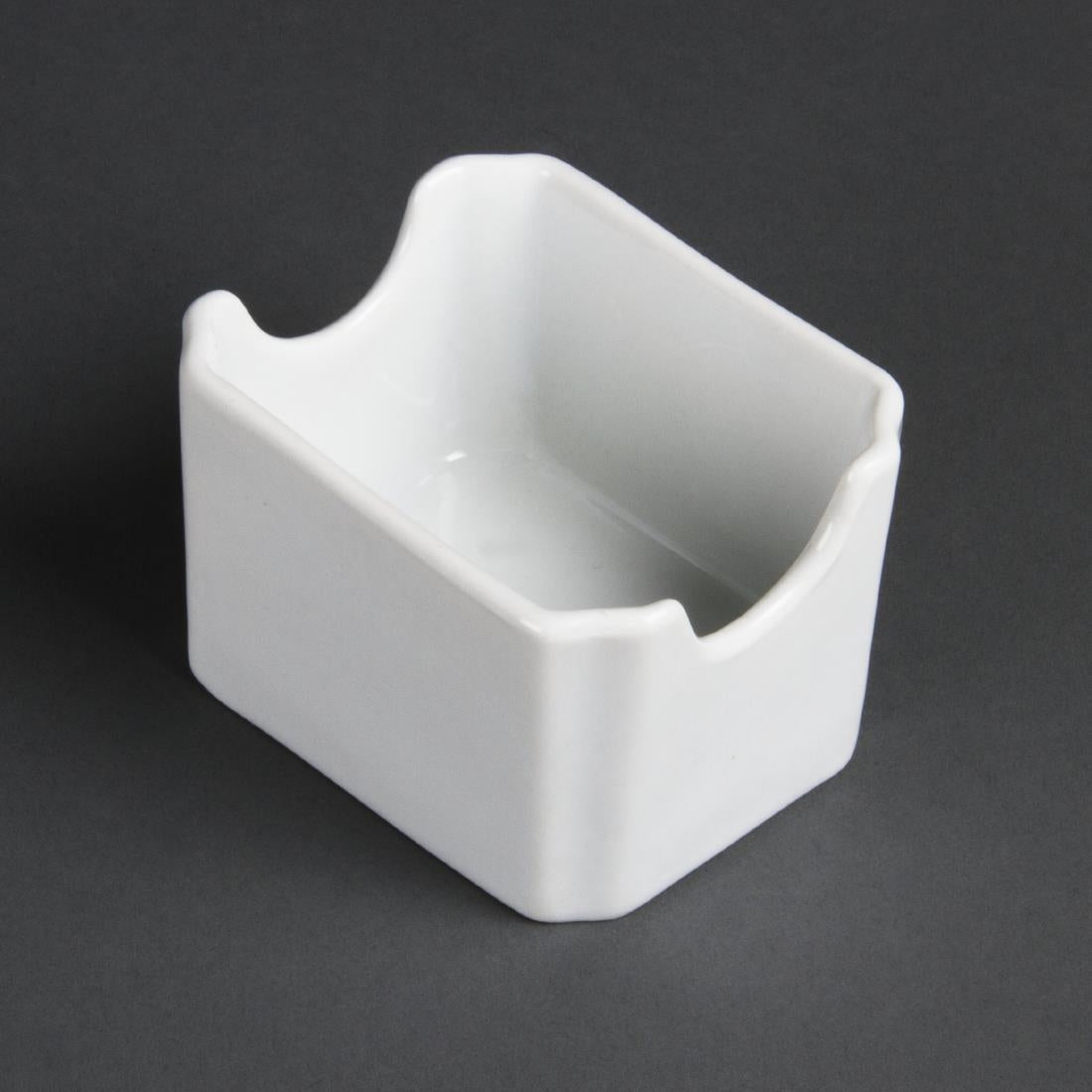 Olympia Whiteware Sachet Holders (Pack of 6) - C346 Olympia Crockery Olympia